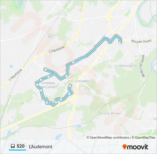S20 Bus Line Map