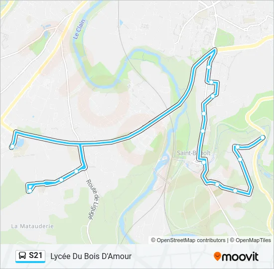 S21 Bus Line Map