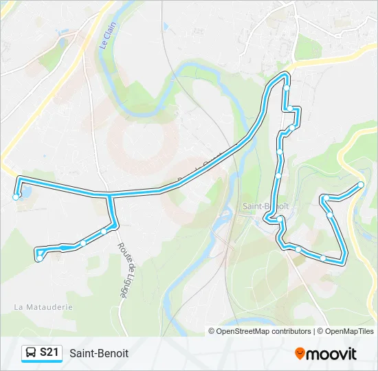 S21 Bus Line Map
