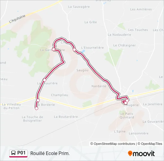 P01 Bus Line Map
