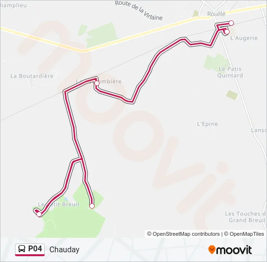 P04 Bus Line Map