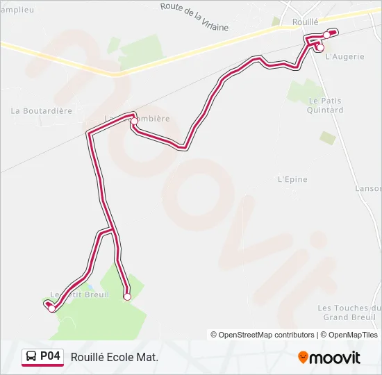 P04 Bus Line Map