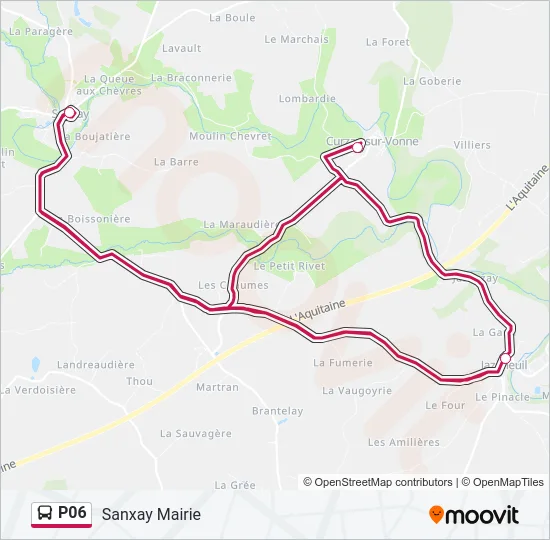 P06 Bus Line Map