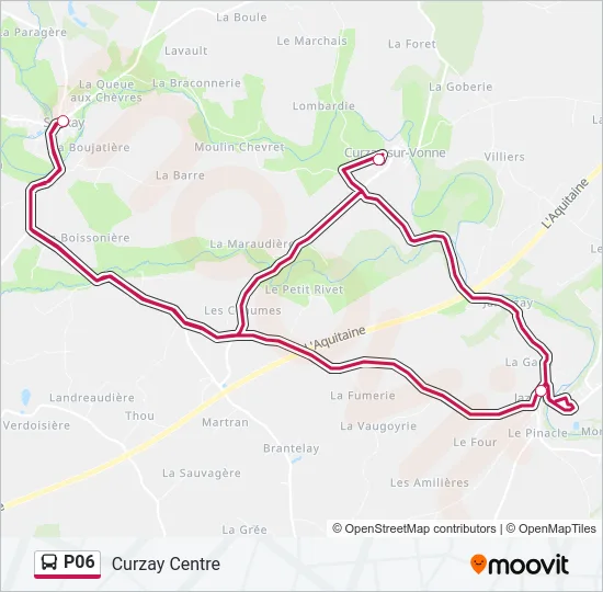 P06 Bus Line Map