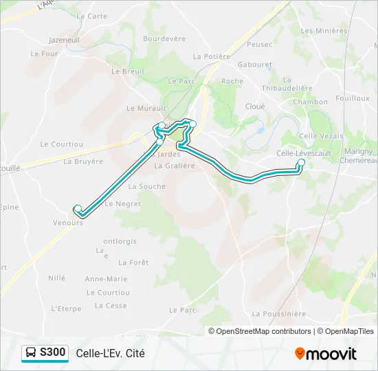 S300 Bus Line Map