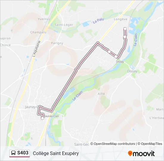 S403 Bus Line Map