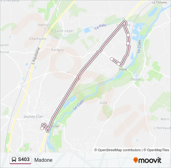 S403 Bus Line Map
