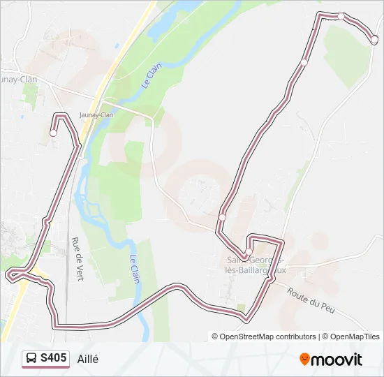 S405 Bus Line Map