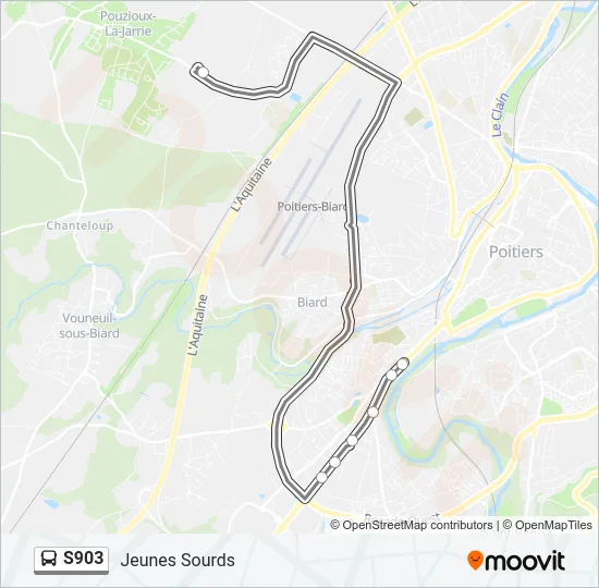 S903 Bus Line Map