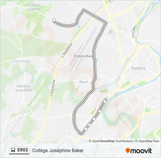 S903 Bus Line Map