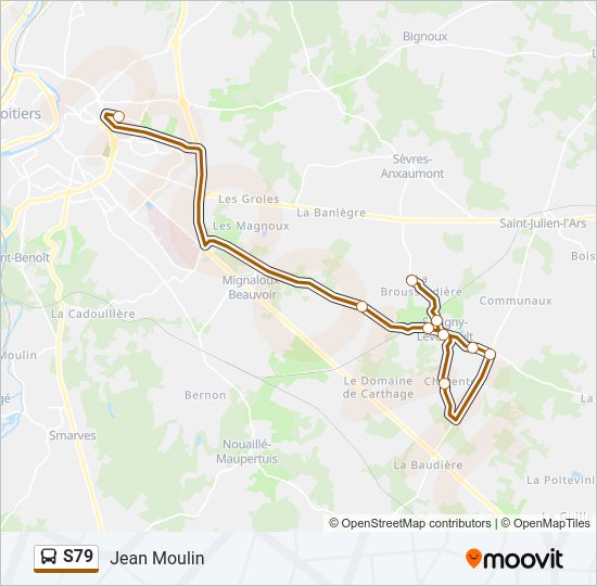 S79 Bus Line Map