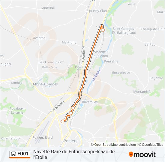 FU01 Bus Line Map