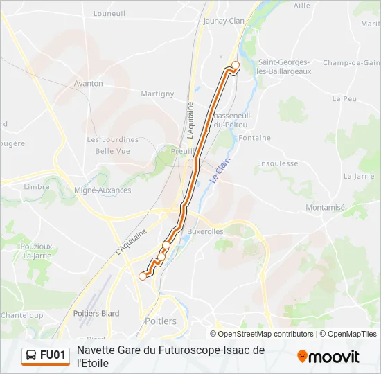 FU01 Bus Line Map