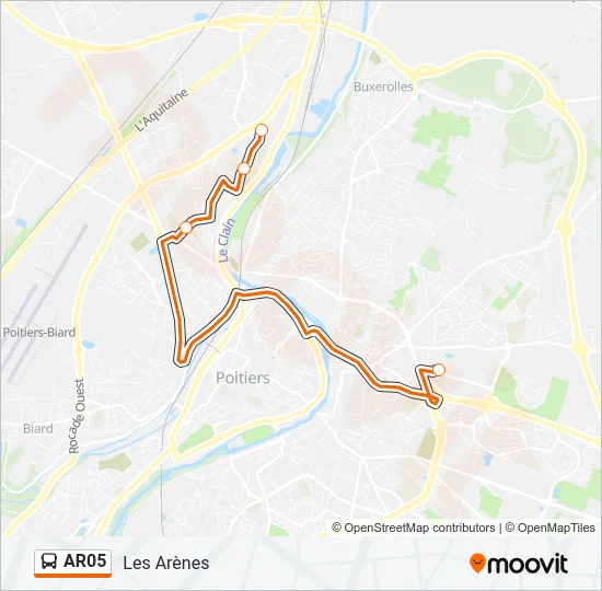 AR05 Bus Line Map