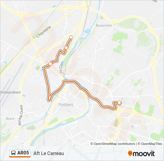 AR05 Bus Line Map