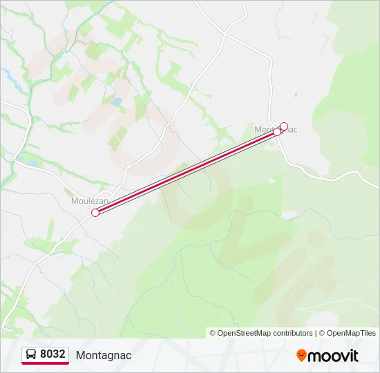8032 Bus Line Map