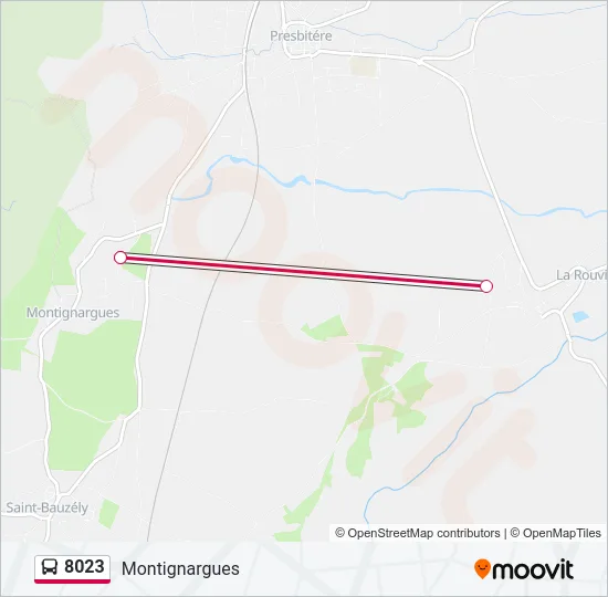 8023 Bus Line Map