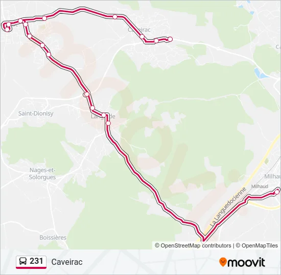 231 Bus Line Map