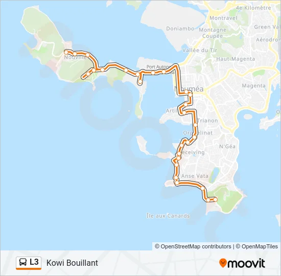 L3 Bus Line Map