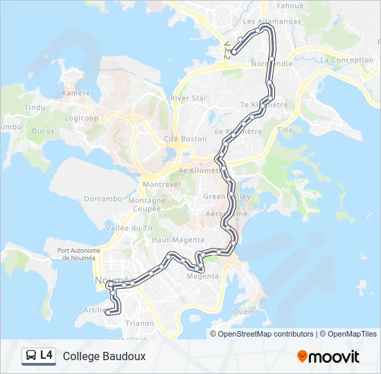 L4 Bus Line Map
