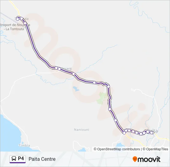 P4 Bus Line Map