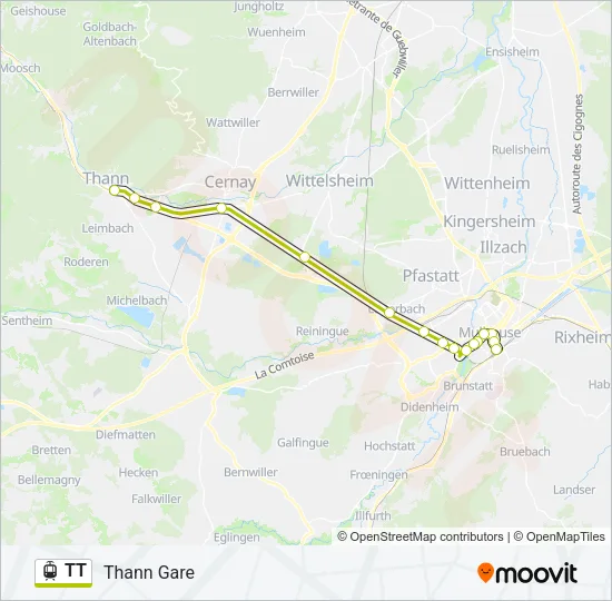 TT Light Rail Line Map