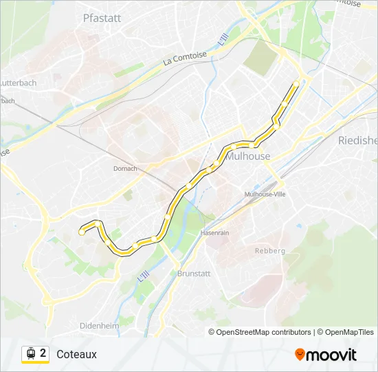 2 Light Rail Line Map