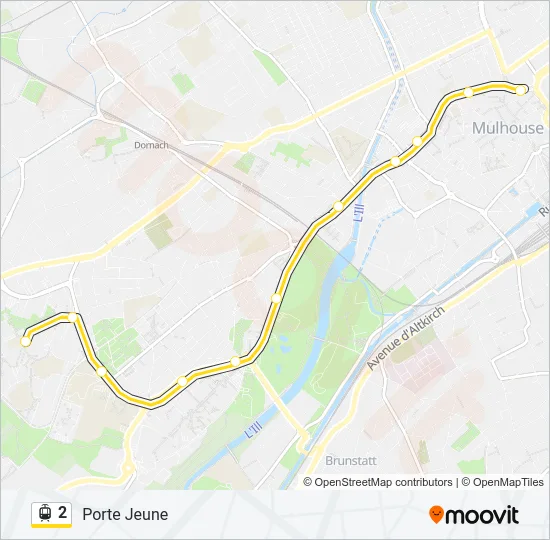 2 Light Rail Line Map