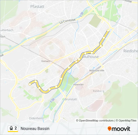 2 Light Rail Line Map