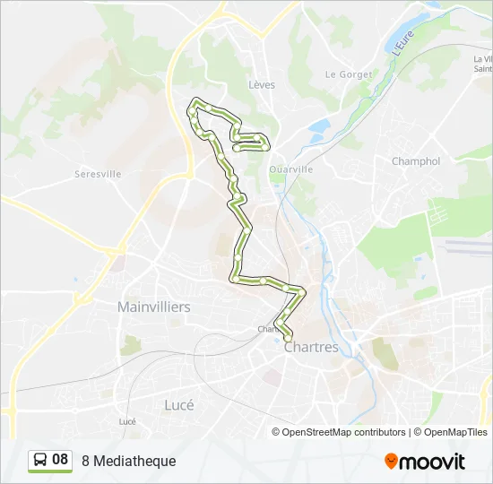 08 Bus Line Map
