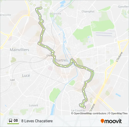 08 Bus Line Map