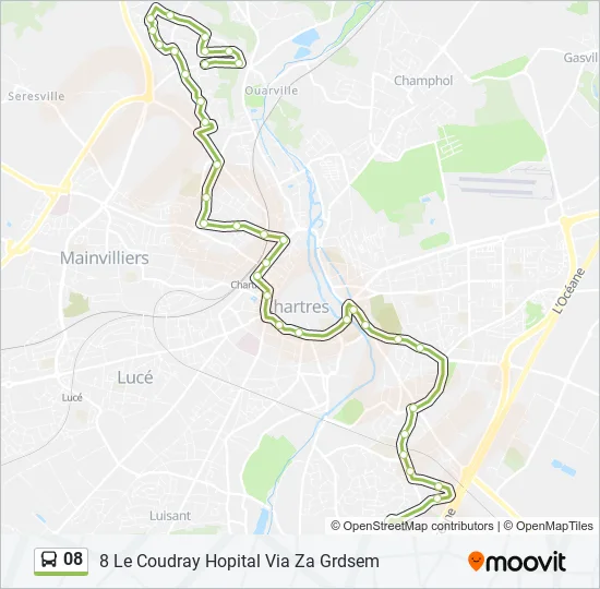 08 Bus Line Map