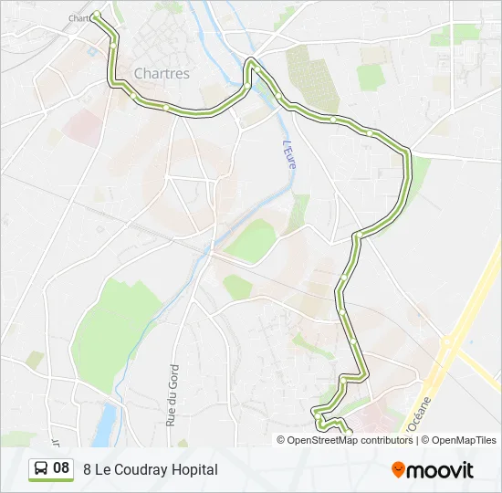 08 Bus Line Map