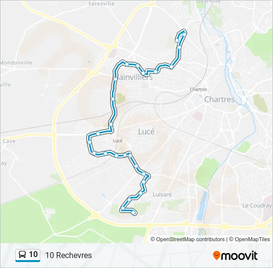 10 Bus Line Map
