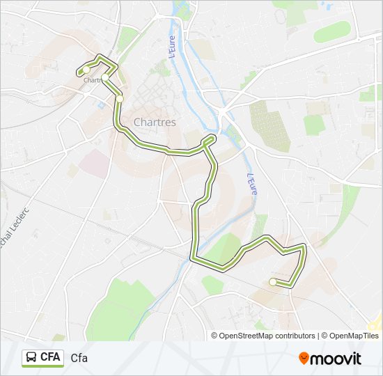 CFA Bus Line Map