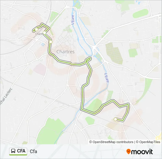 CFA Bus Line Map
