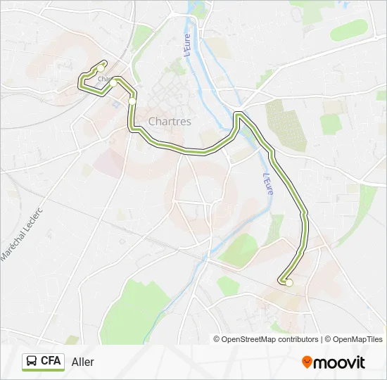 CFA Bus Line Map