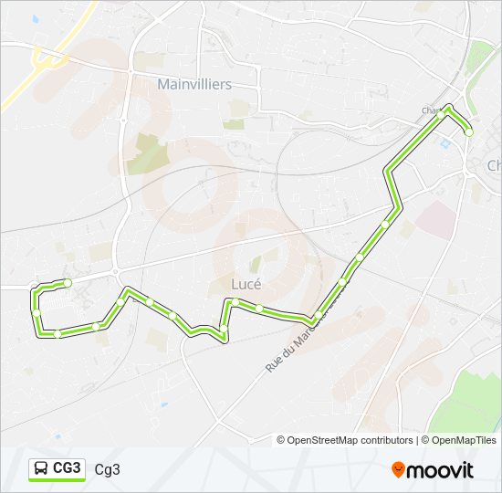 CG3 Bus Line Map