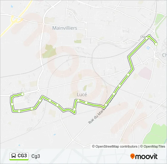 CG3 Bus Line Map