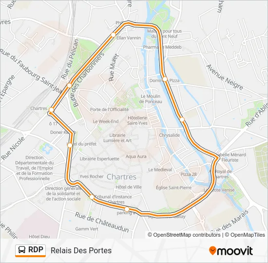 RDP Bus Line Map