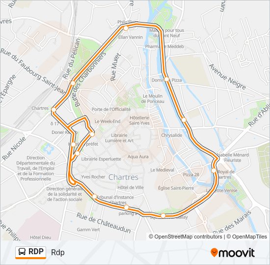 RDP Bus Line Map