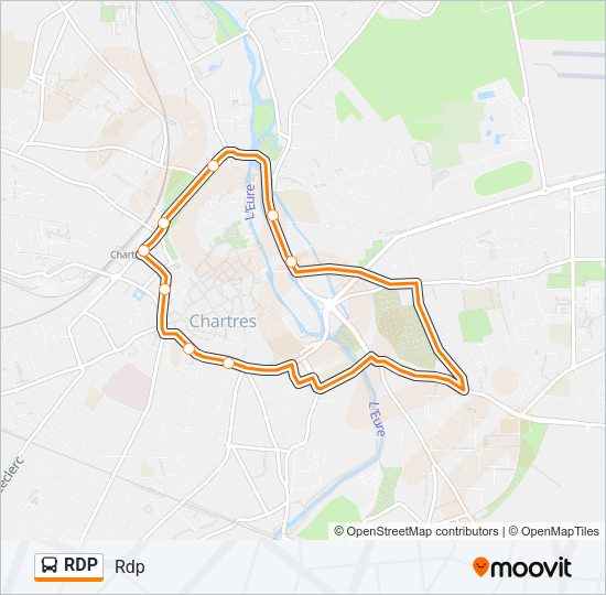 RDP Bus Line Map