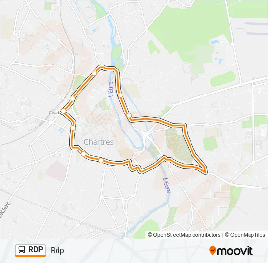 RDP Bus Line Map