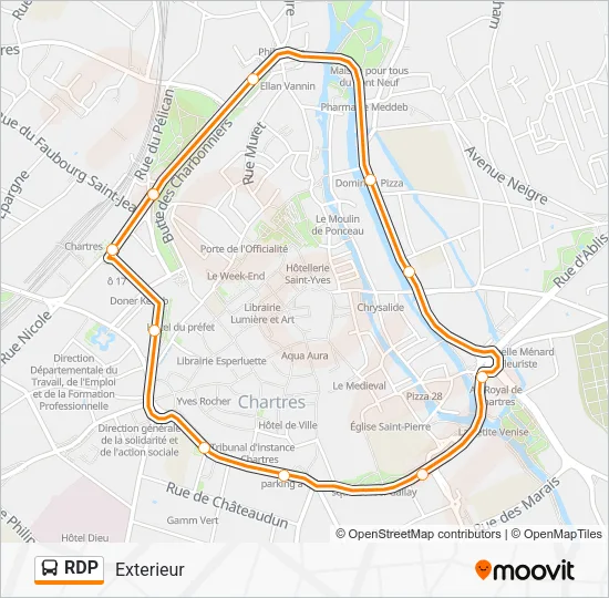 RDP Bus Line Map