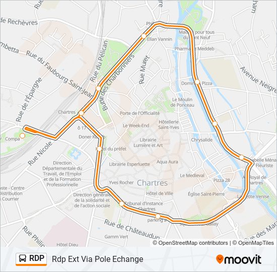 rdp Route: Schedules, Stops & Maps - Rdp Ext Via Pole Echange (Updated)