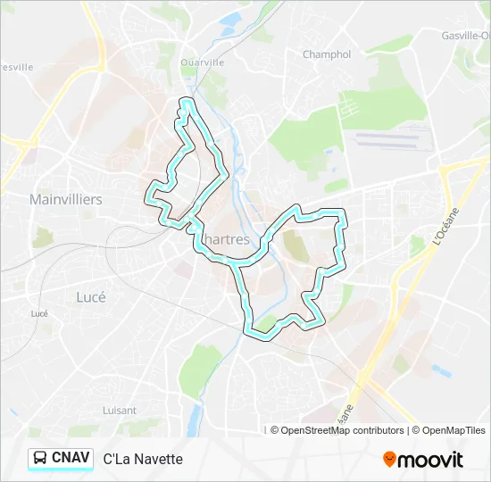CNAV Bus Line Map