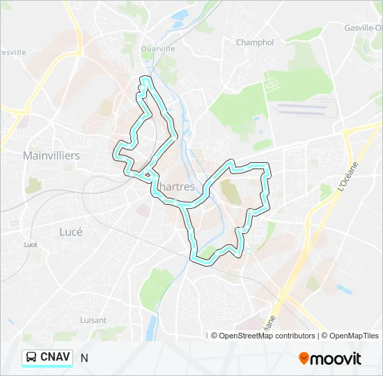 CNAV Bus Line Map