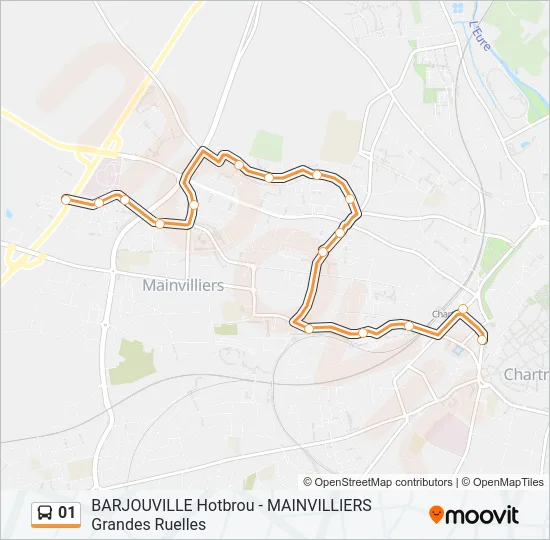 Plan de la ligne 01 de 