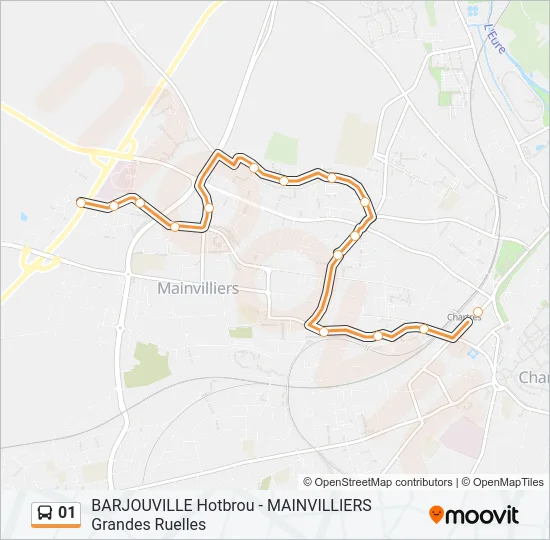 Plan de la ligne 01 de 