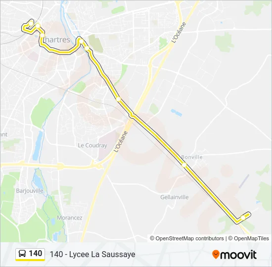 140  Line Map